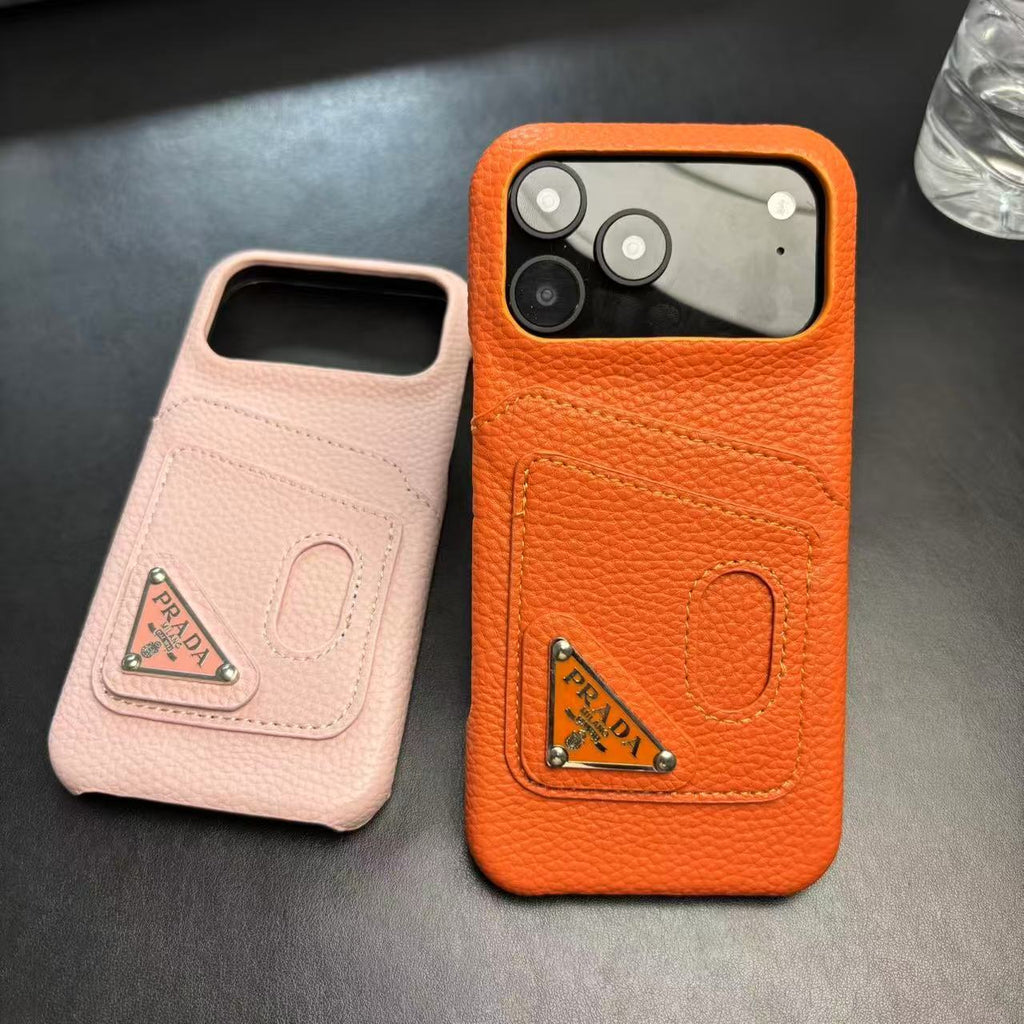 Stylish Case with Card Holder For iPhone 13-17