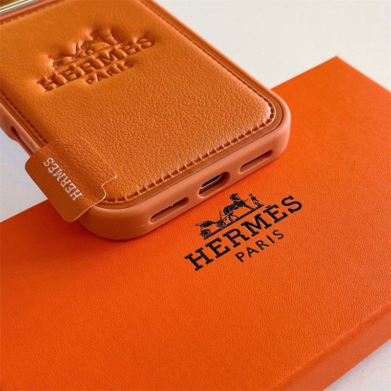 Premium Leather Style Case for iPhone 12 - 17 Series