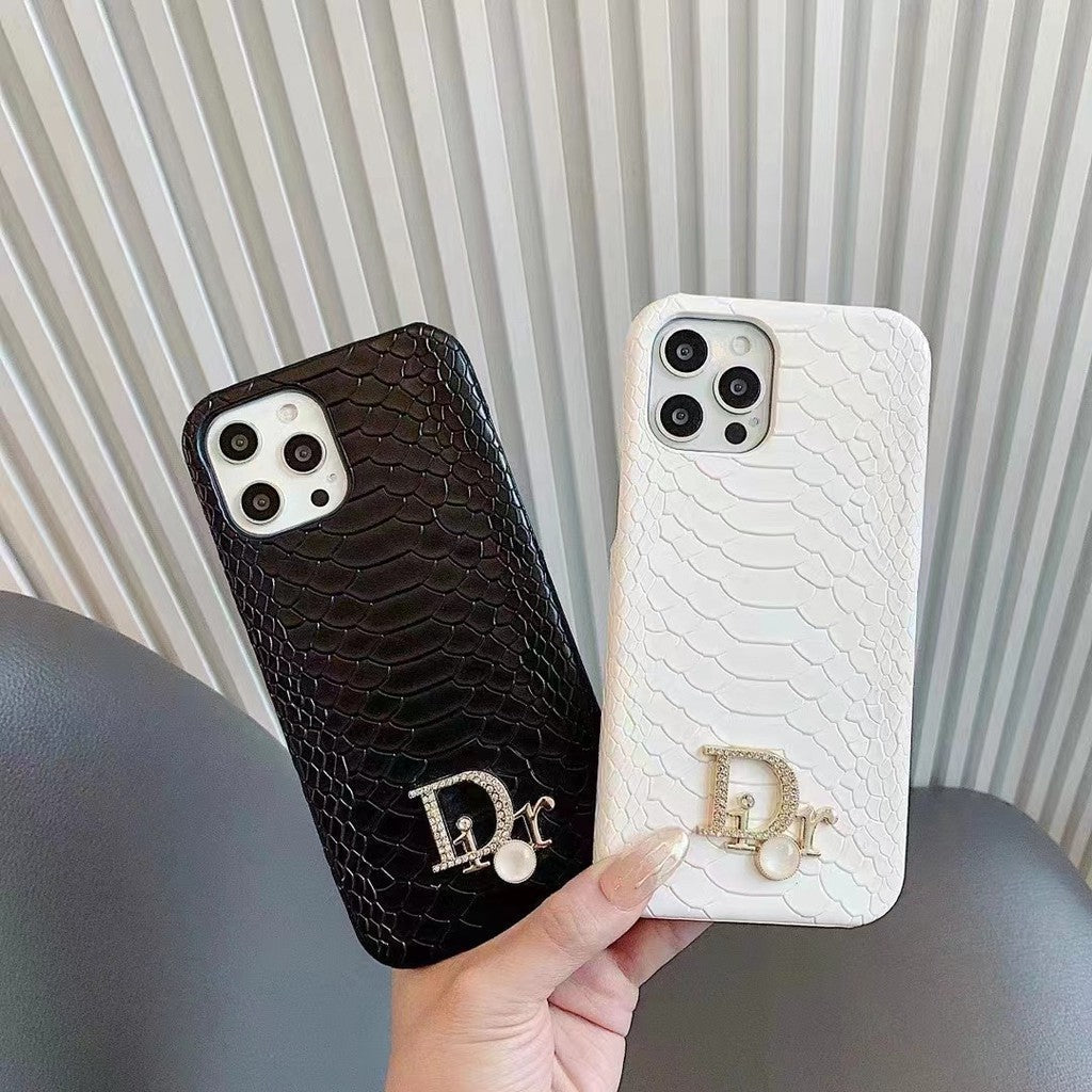 Serpent Pattern Luxury Phone Case for iPhone