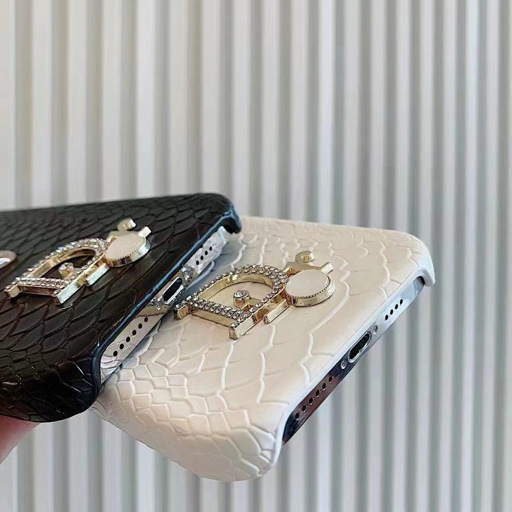 Serpent Pattern Luxury Phone Case for iPhone