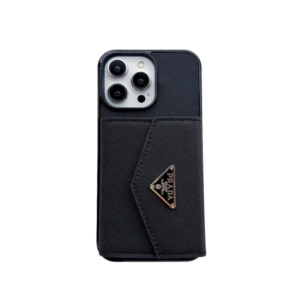 Luxury iPhone Case with Card Holder - Designer Edition