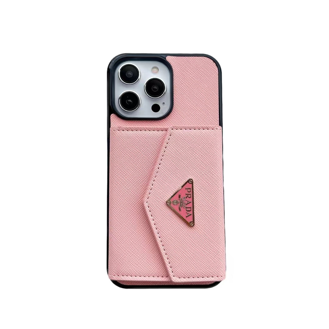 Luxury iPhone Case with Card Holder - Designer Edition