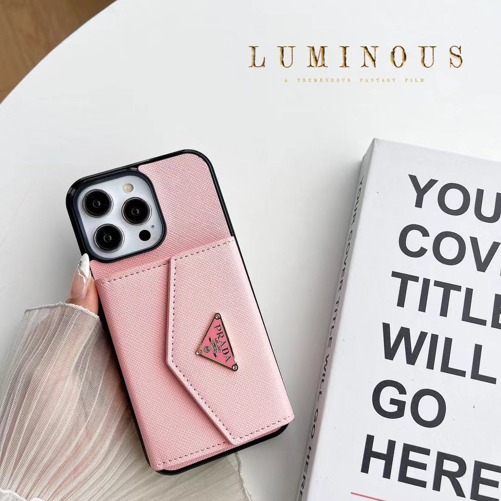 Luxury iPhone Case with Card Holder - Designer Edition