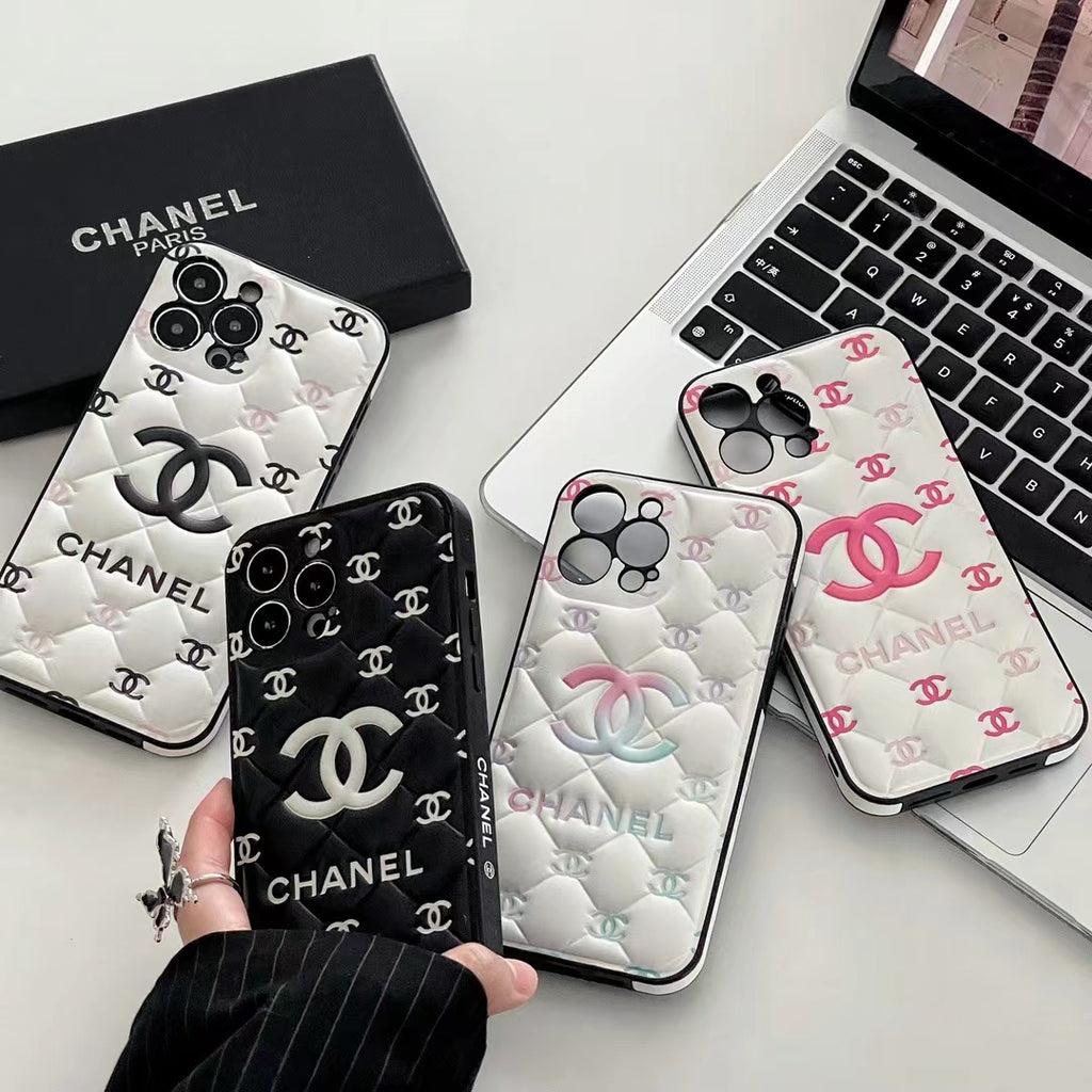Embossed iPhone Case: Classic Luxury Design