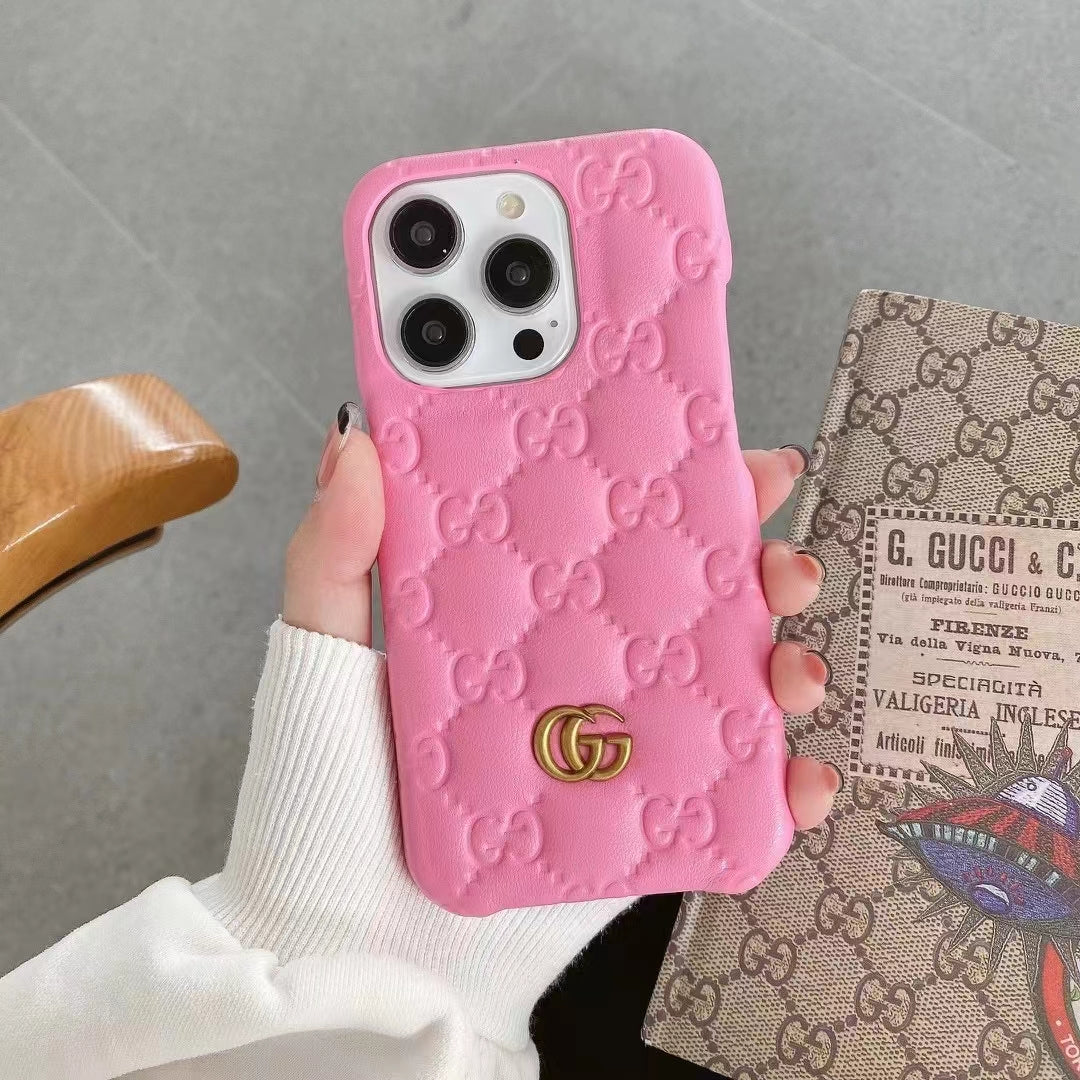 Luxury Embossed Puffer iPhone Case