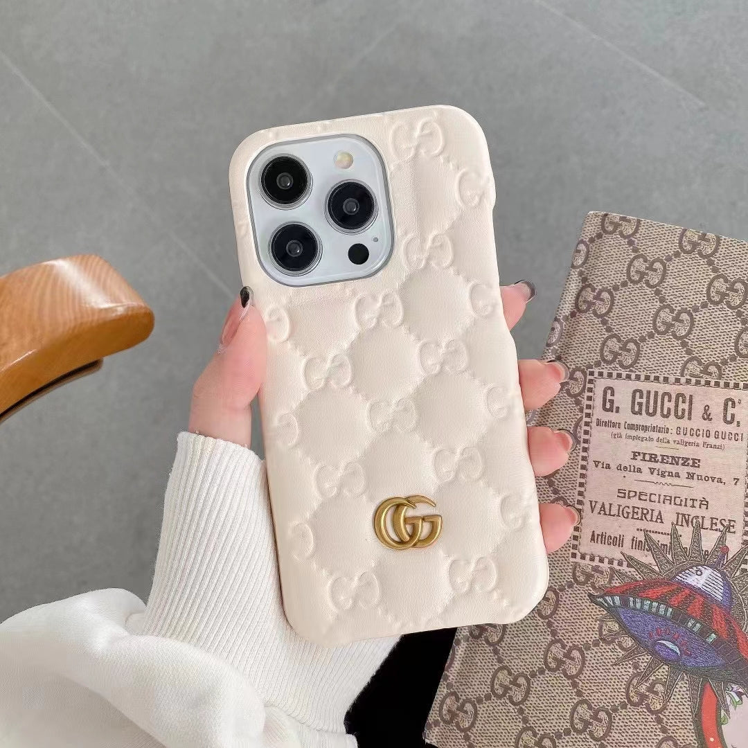 Luxury Embossed Puffer iPhone Case