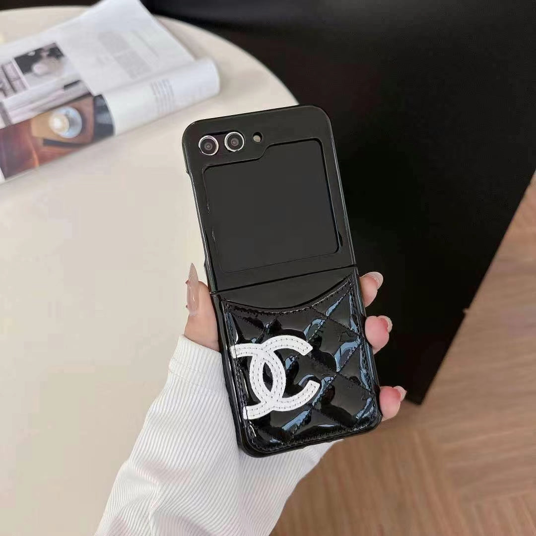 Luxury Quilted Pocket Z Flip Case