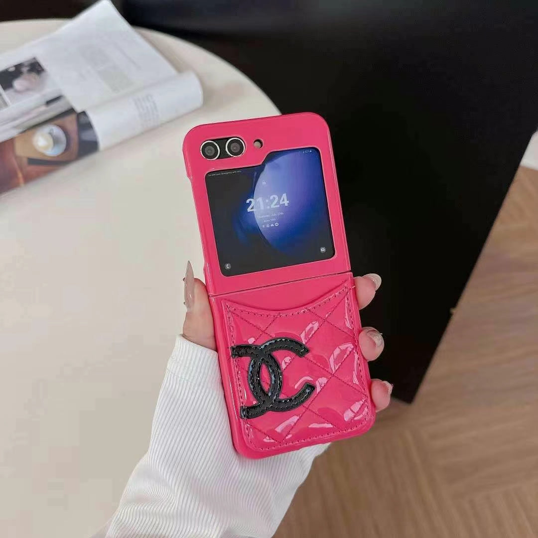 Luxury Quilted Pocket Z Flip Case