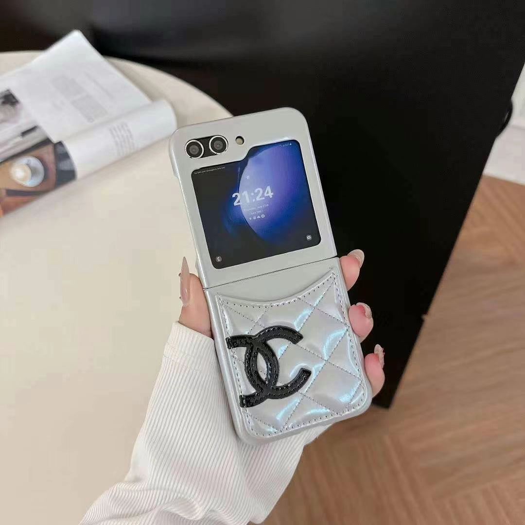 Luxury Quilted Pocket Z Flip Case