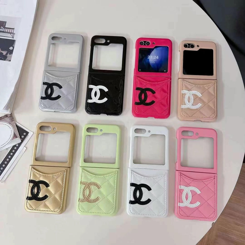 Luxury Quilted Pocket Z Flip Case