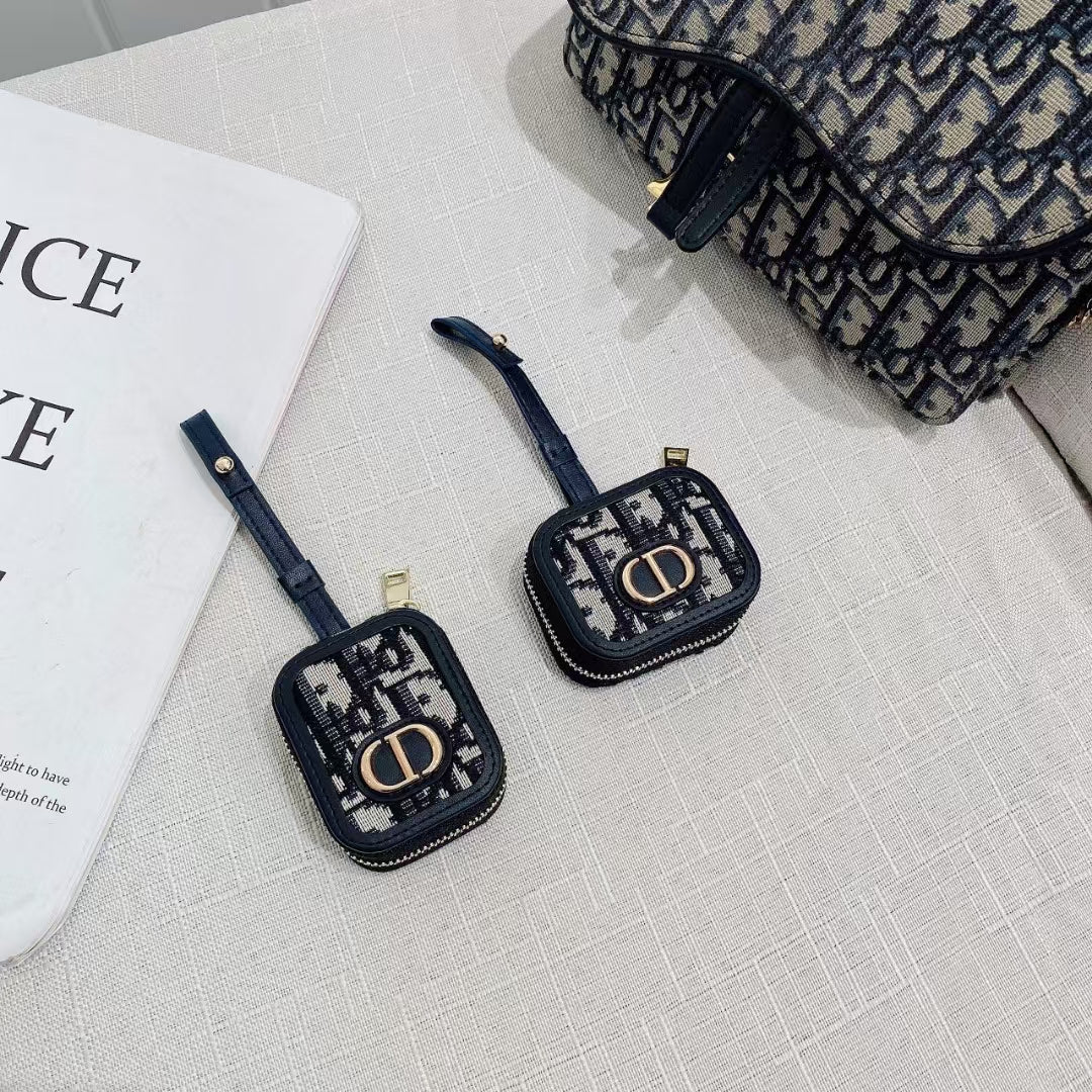 Elegant Designer Accessory Luxury AirPods Case & Mini-Bag