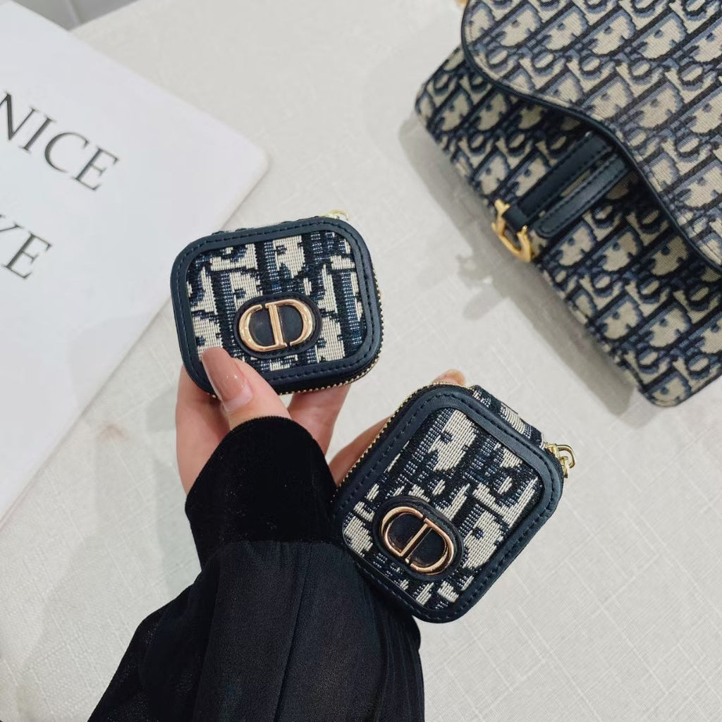 Elegant Designer Accessory Luxury AirPods Case & Mini-Bag