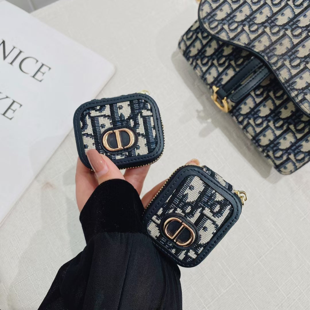 Elegant Designer Accessory Luxury AirPods Case & Mini-Bag