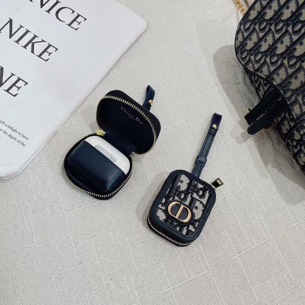 Elegant Designer Accessory Luxury AirPods Case & Mini-Bag