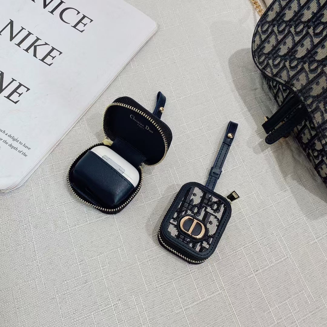 Elegant Designer Accessory Luxury AirPods Case & Mini-Bag