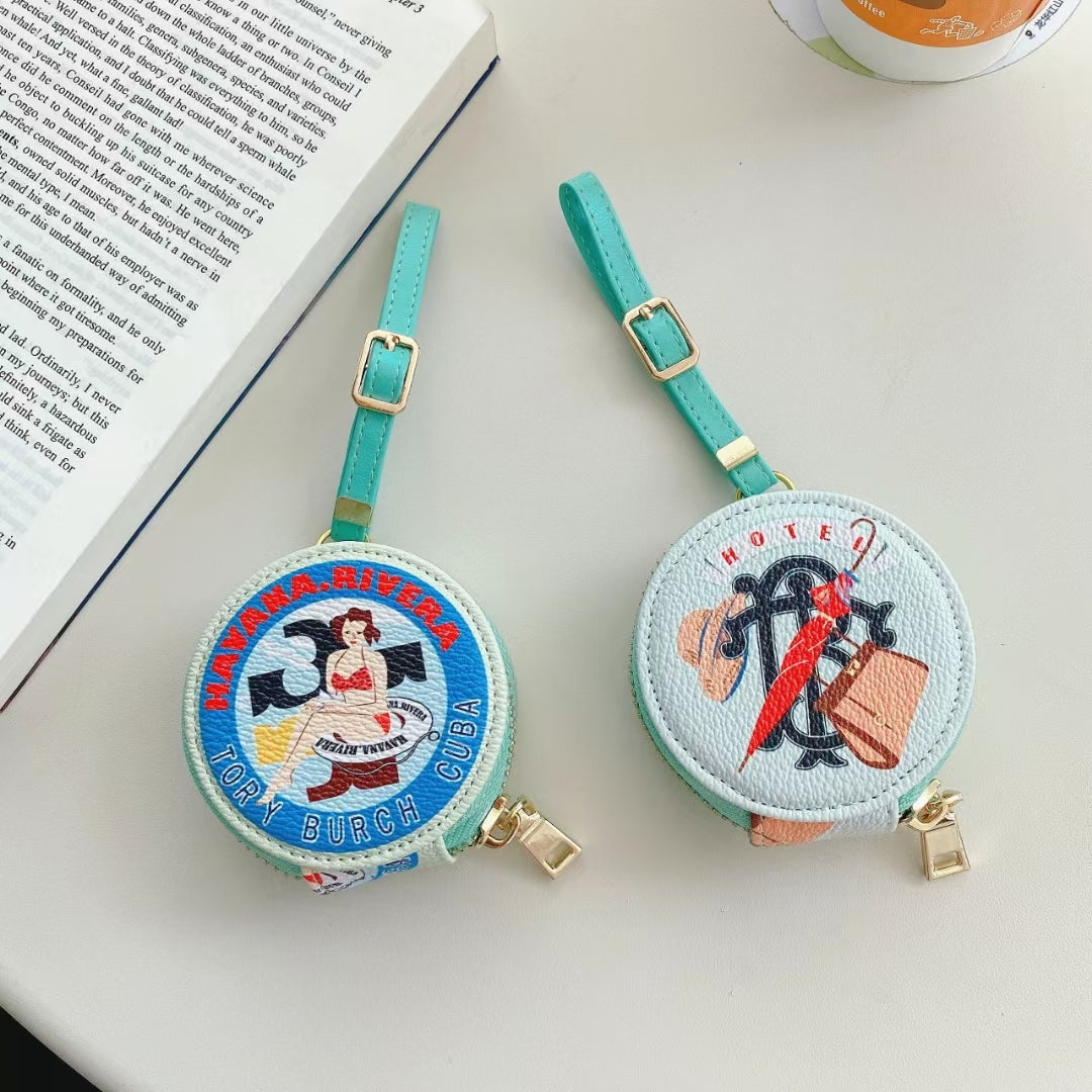 Chic TB AirPods Case Fashionable Case and Bag in One