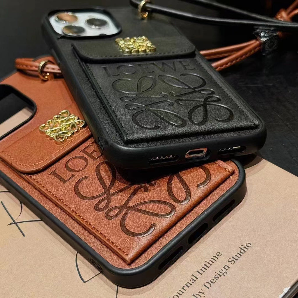 iPhone Case with Elegant Card Holder Pocket