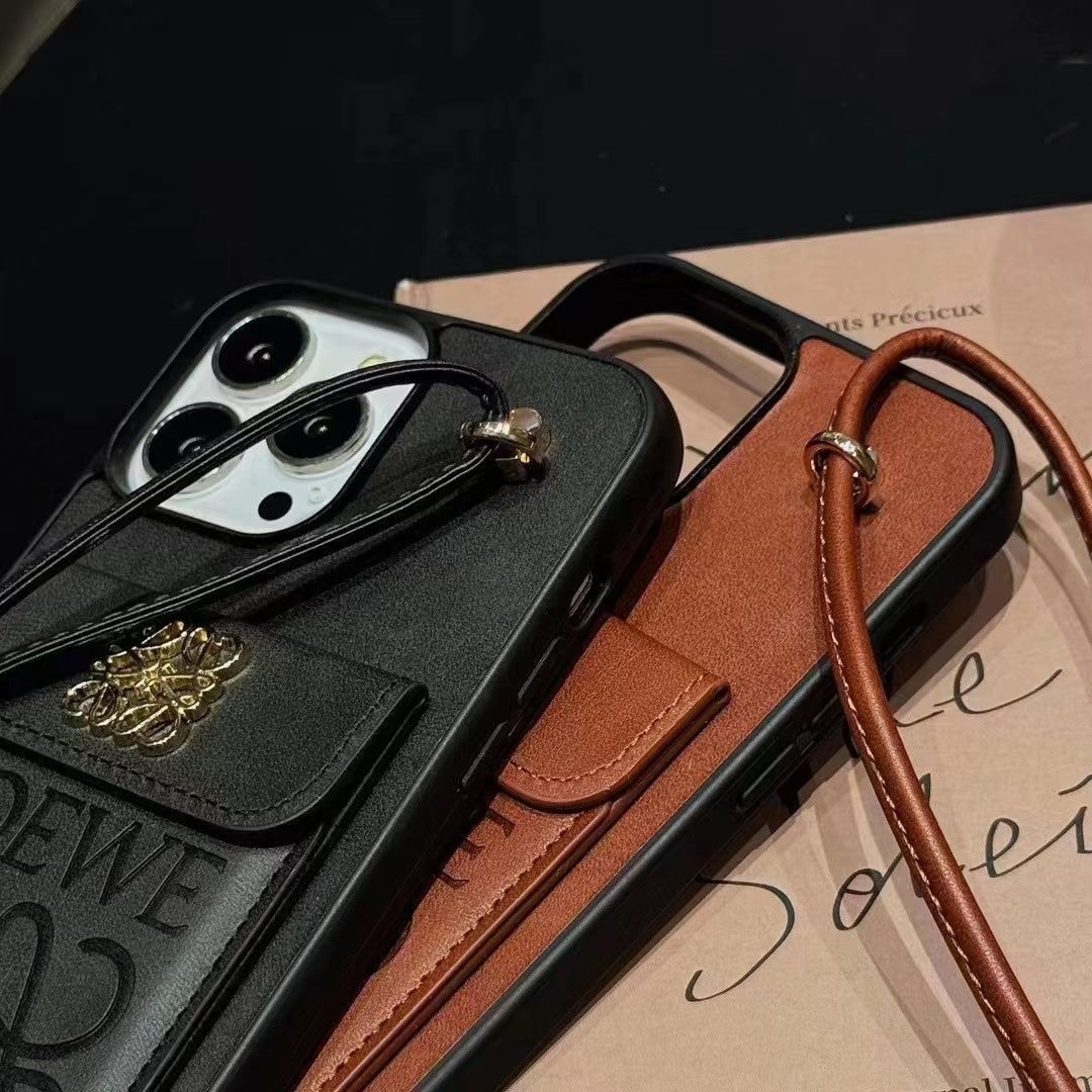 iPhone Case with Elegant Card Holder Pocket