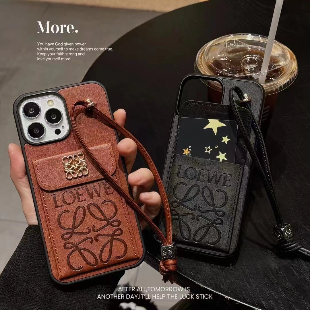 iPhone Case with Elegant Card Holder Pocket