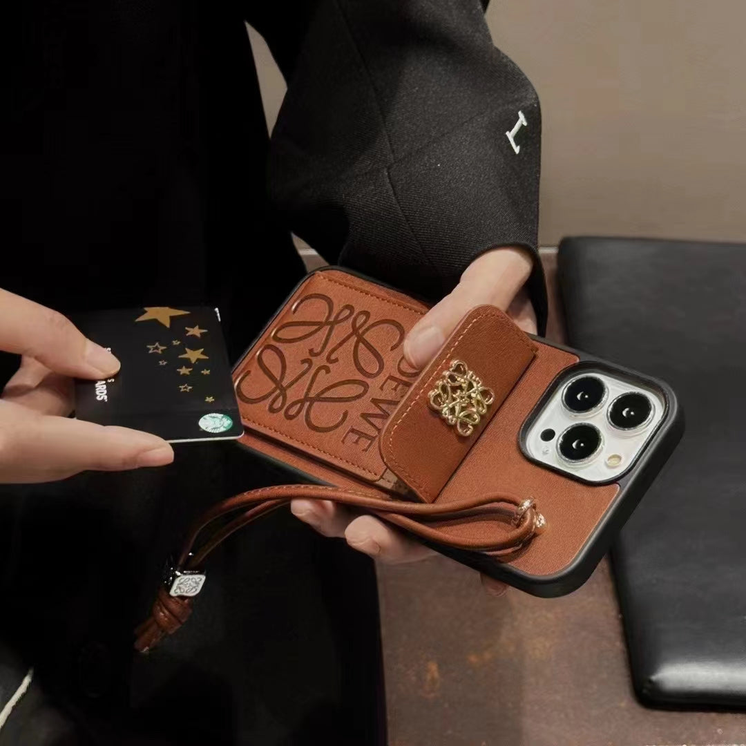 iPhone Case with Elegant Card Holder Pocket