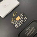 Chic Monogram Mini Pouches with Keychain Clips
