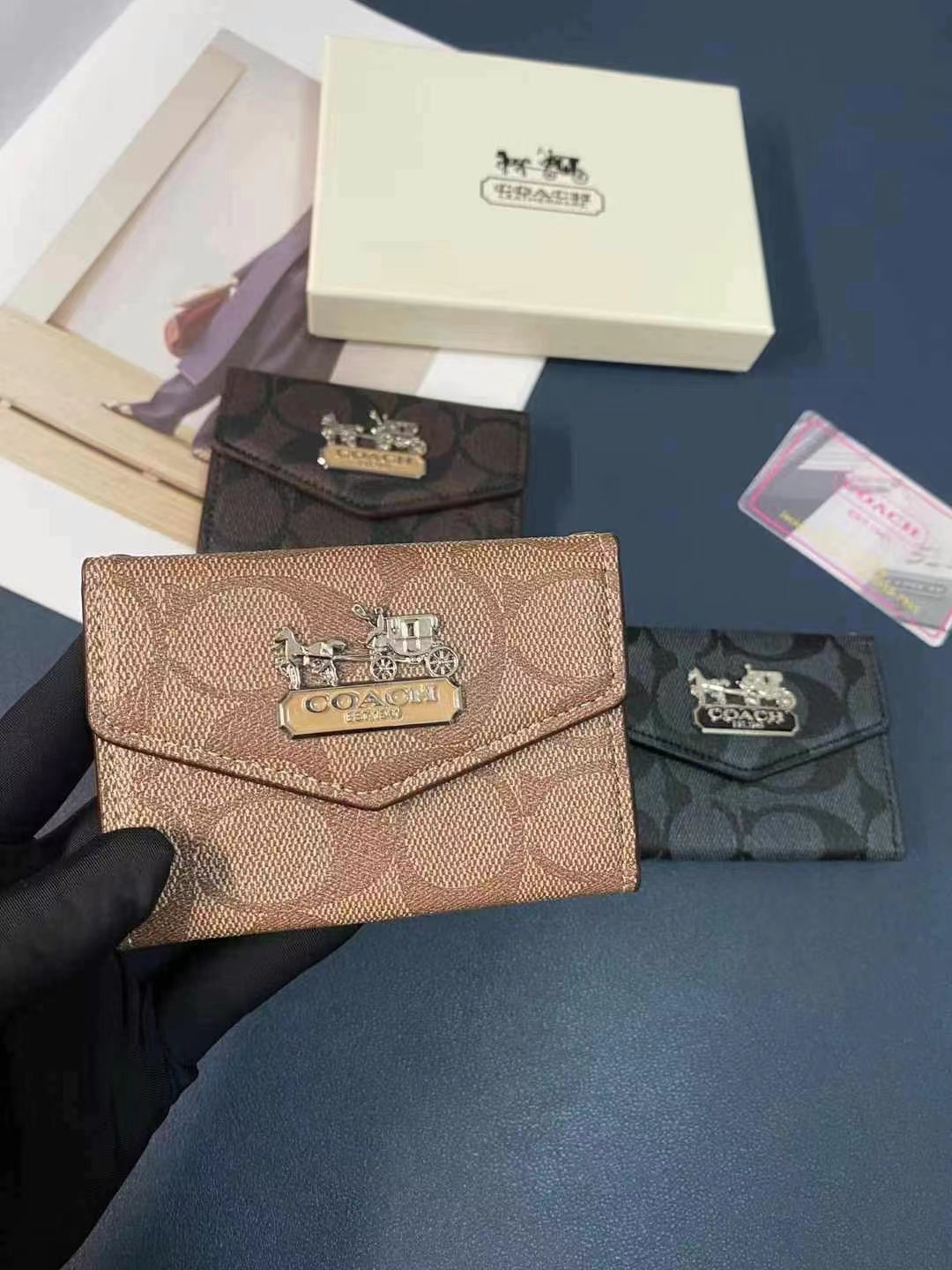 Sophisticated Wallet and Card Holder Duo