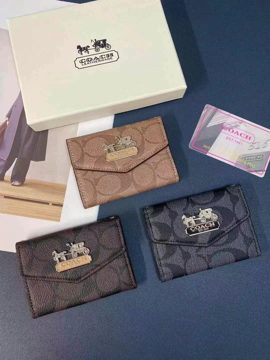 Sophisticated Wallet and Card Holder Duo