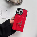 Elegant iPhone Case with Card Holder – Luxury Chic Design