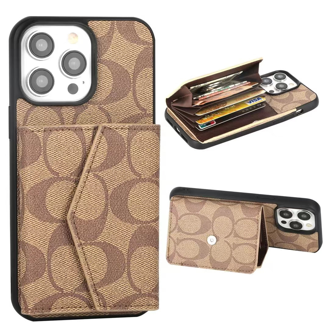 Elegant iPhone Case with Wallet and Card Slots