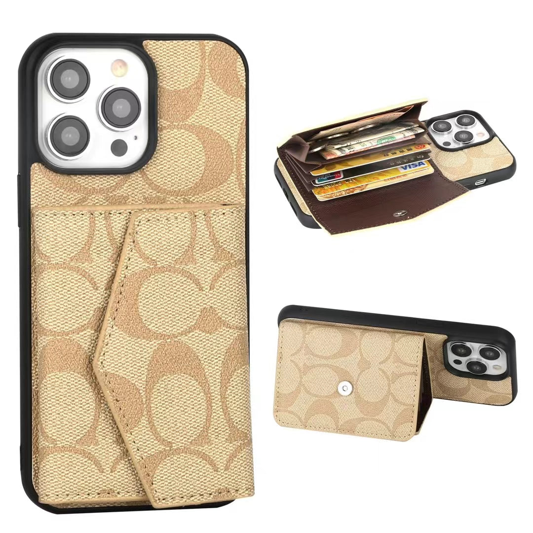 Elegant iPhone Case with Wallet and Card Slots