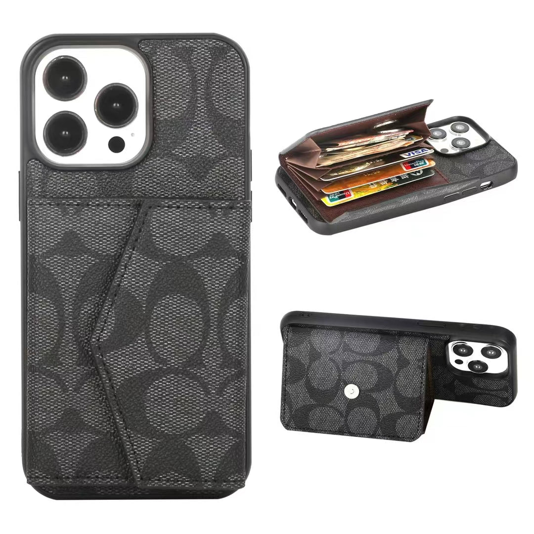 Elegant iPhone Case with Wallet and Card Slots