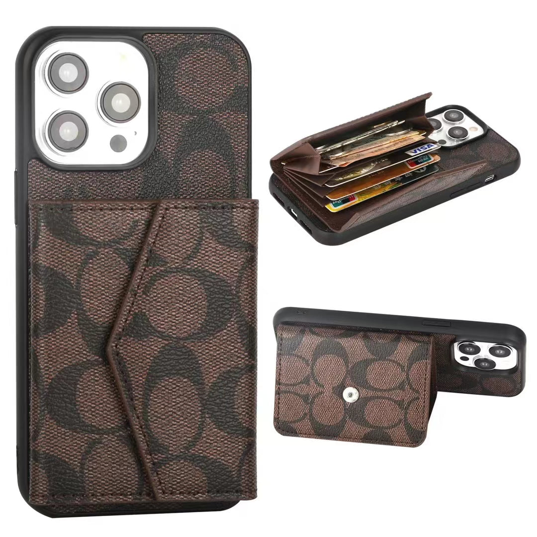 Elegant iPhone Case with Wallet and Card Slots