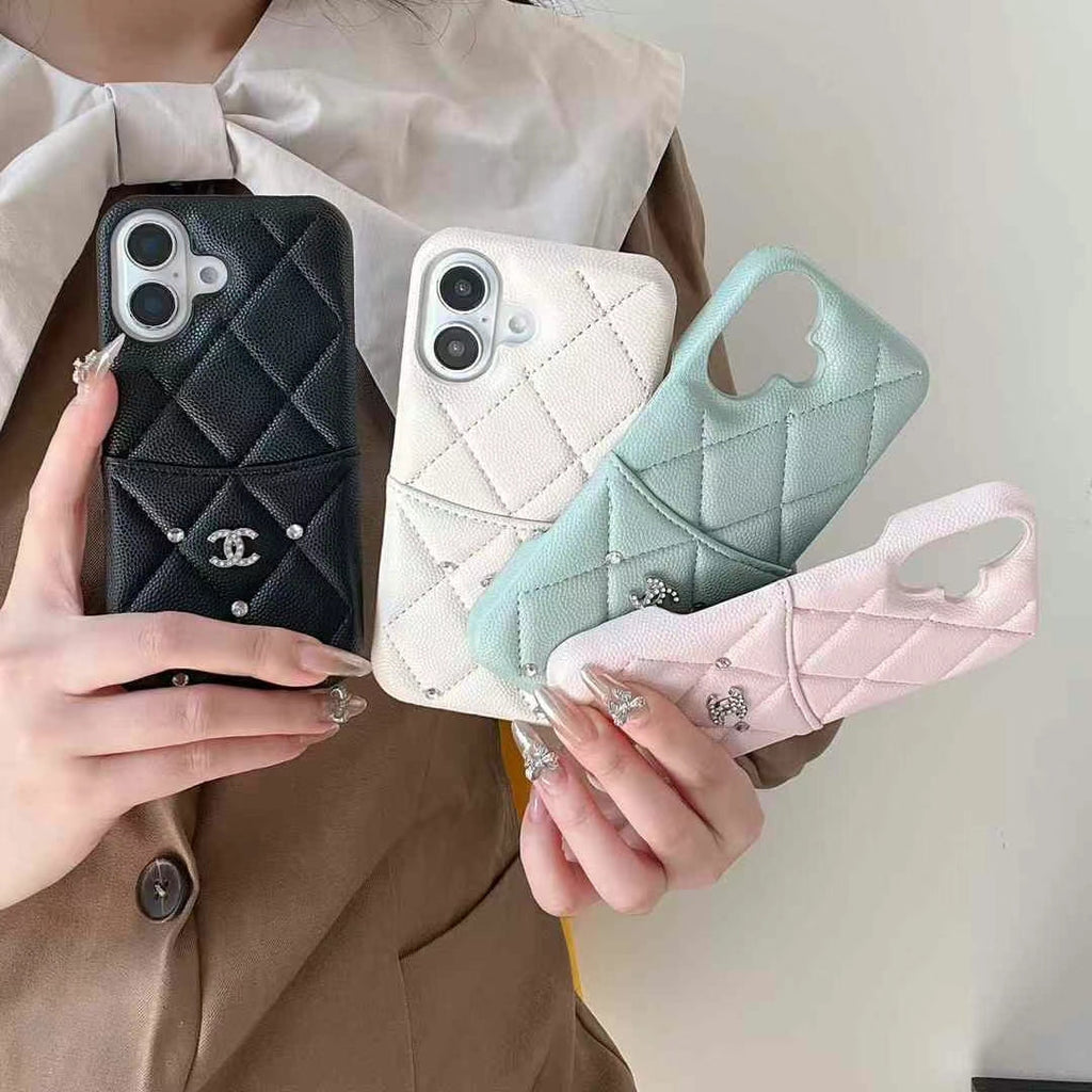 Quilted Luxury iPhone Case with Inspired Design