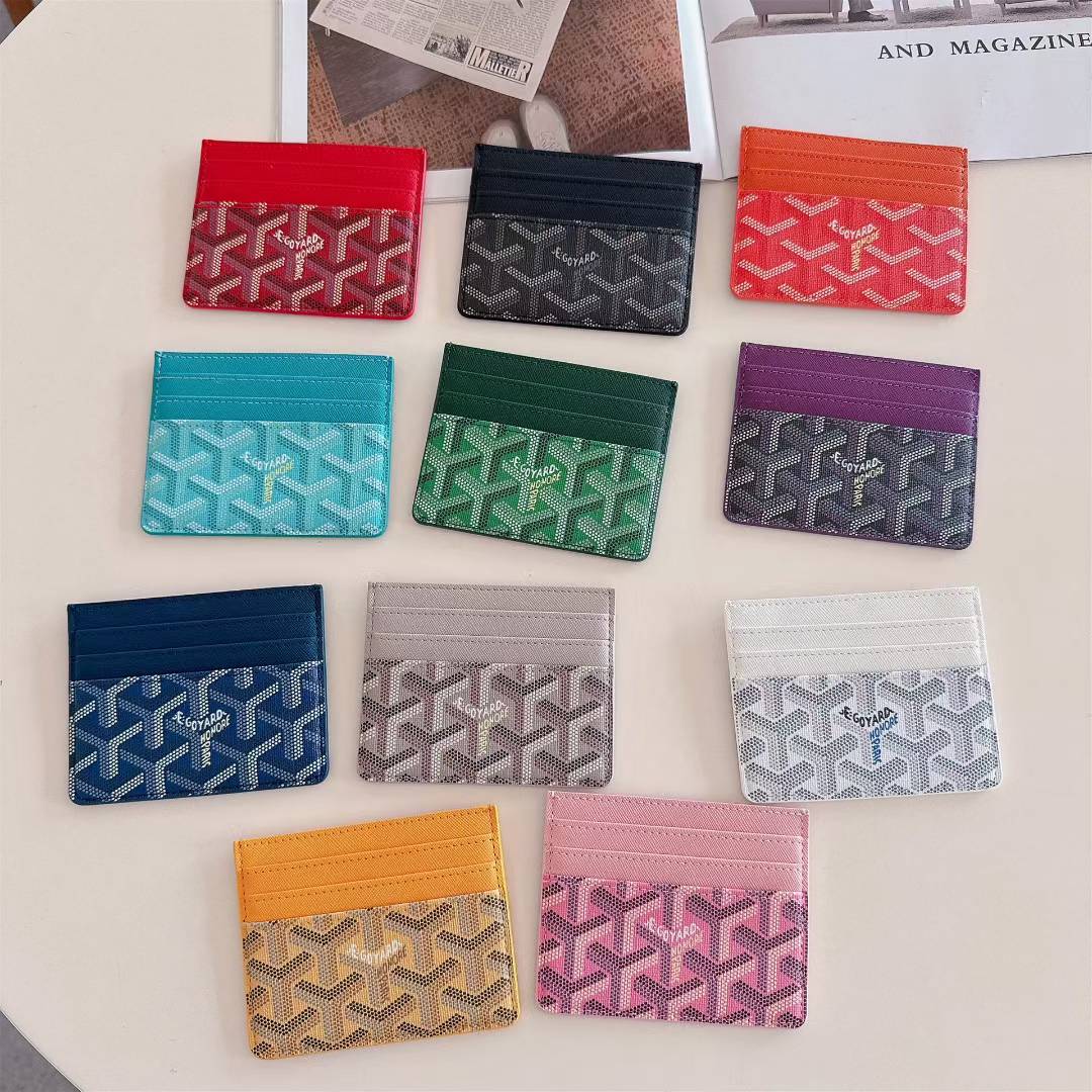 Luxury Geometric Multi-Color Card Holder