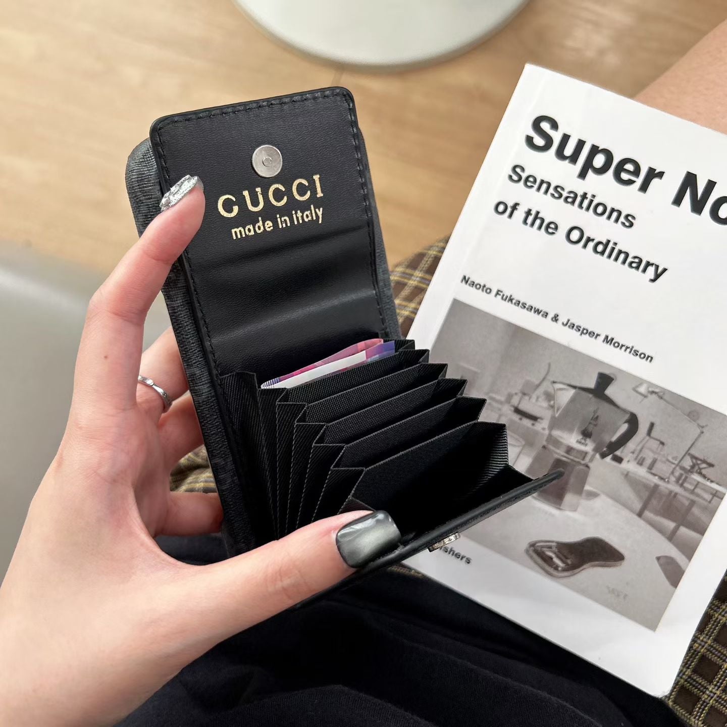 Premium Monogram Card Holder iPhone Case