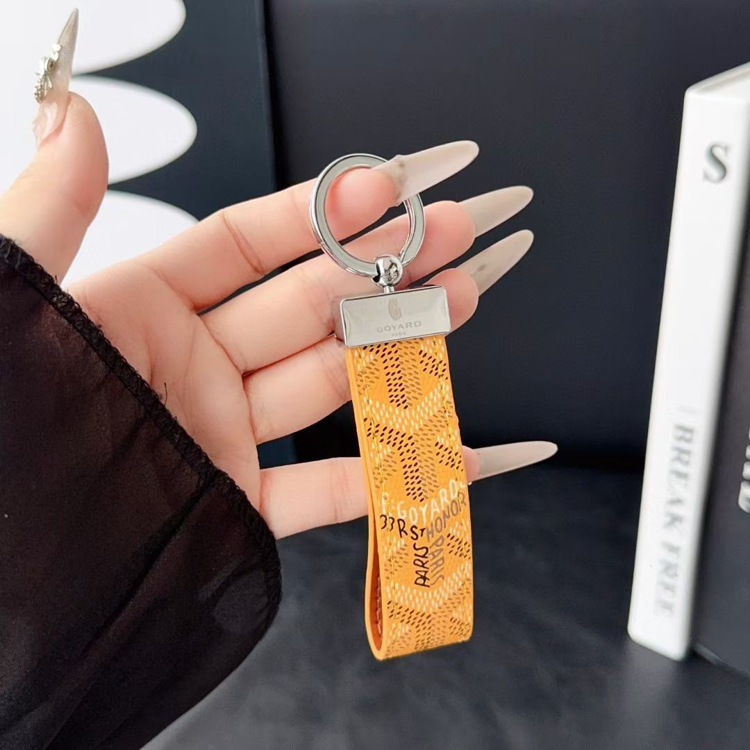 Luxury Monogram Pattern Keychain Strap