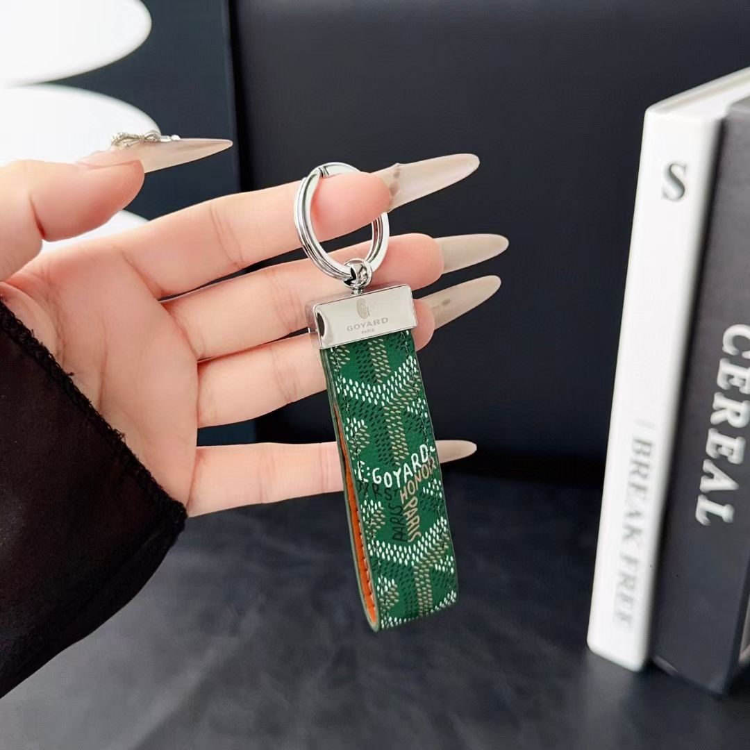Luxury Monogram Pattern Keychain Strap