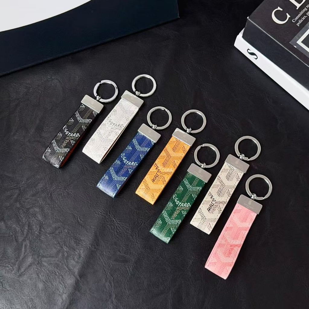 Luxury Monogram Pattern Keychain Strap