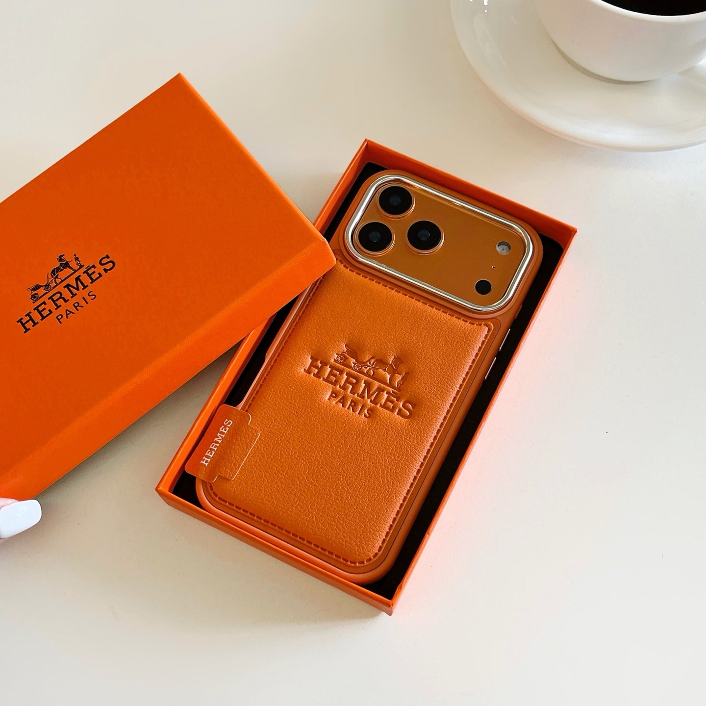 Luxury Embossed Carriage Protective Phone Case