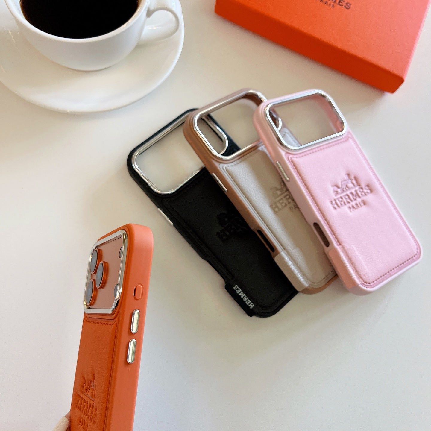 Luxury Embossed Carriage Protective Phone Case