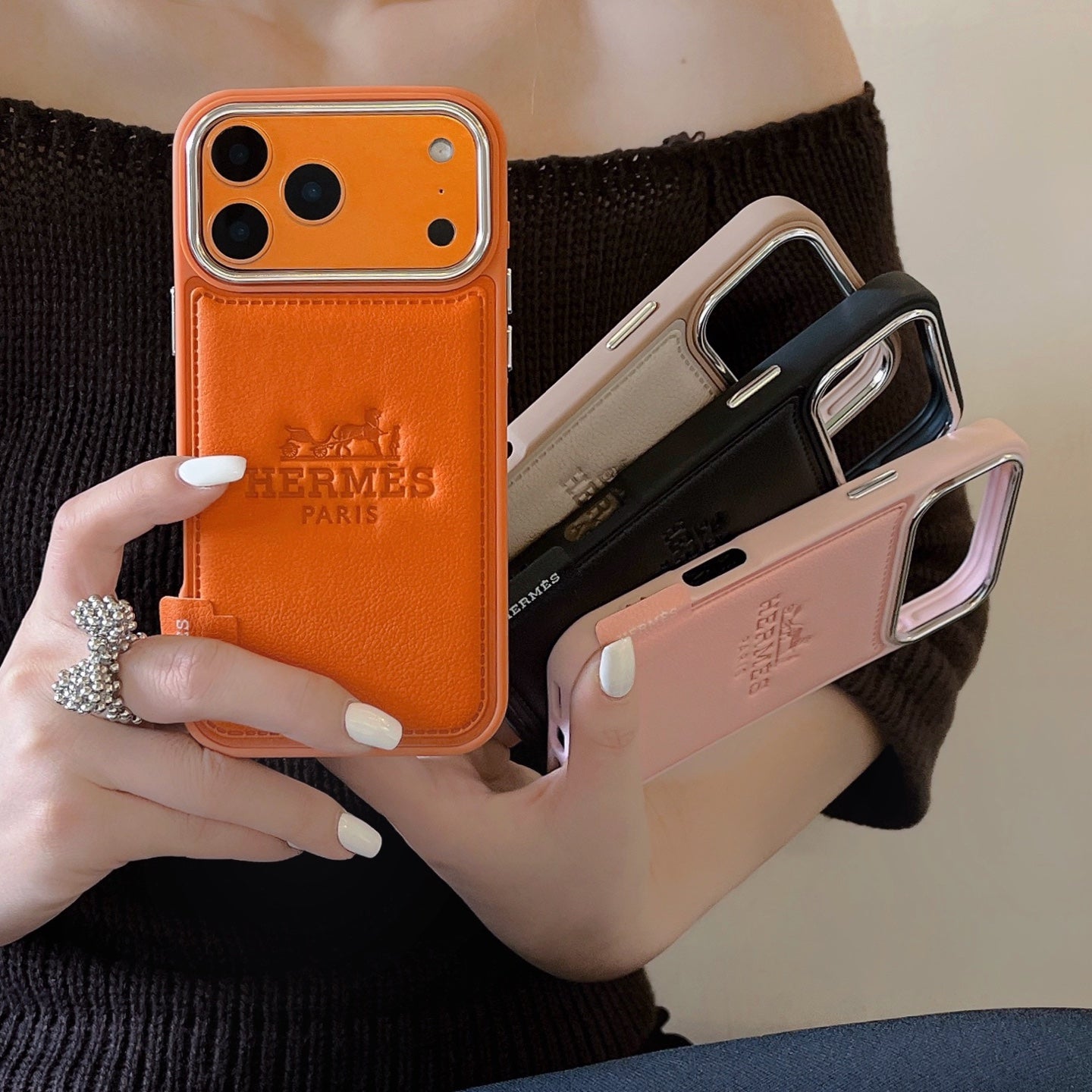 Luxury Embossed Carriage Protective Phone Case