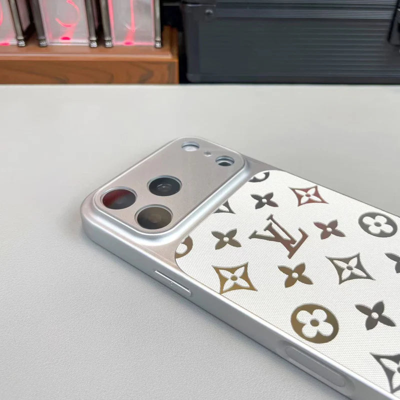 Premium Monogram Phone Case With Mini Strap For iPhone