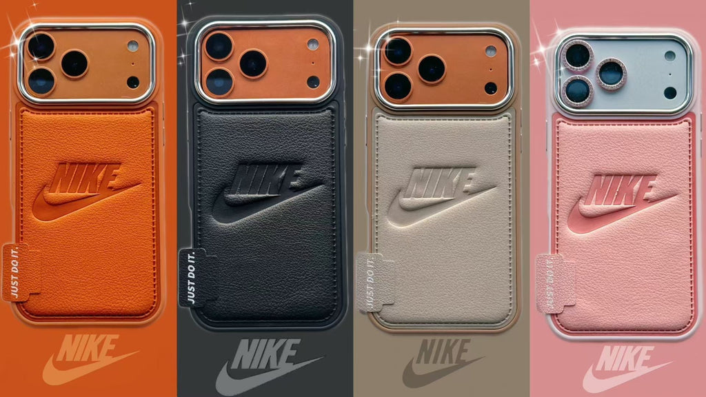 Sport-Inspired Card Holder iPhone Case with Camera Protection