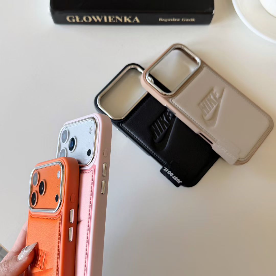 Sport-Inspired Card Holder iPhone Case with Camera Protection