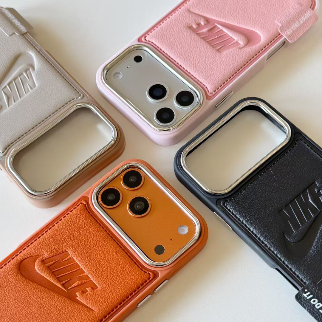 Sport-Inspired Card Holder iPhone Case with Camera Protection
