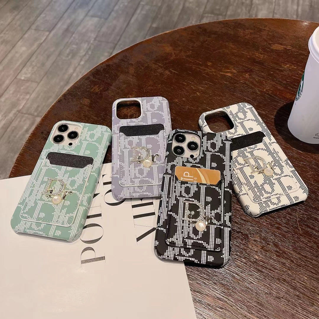 Lady Luxury iPhone Case with Integrated Card Holder