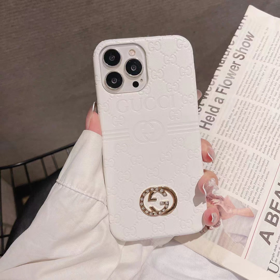 Luxurious iPhone Case with Embossed Detailing