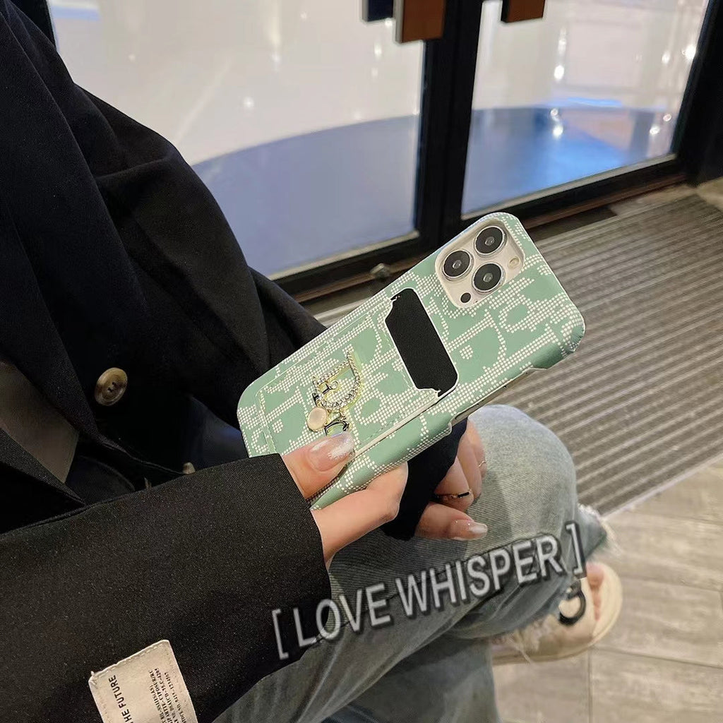 Lady Luxury iPhone Case with Integrated Card Holder