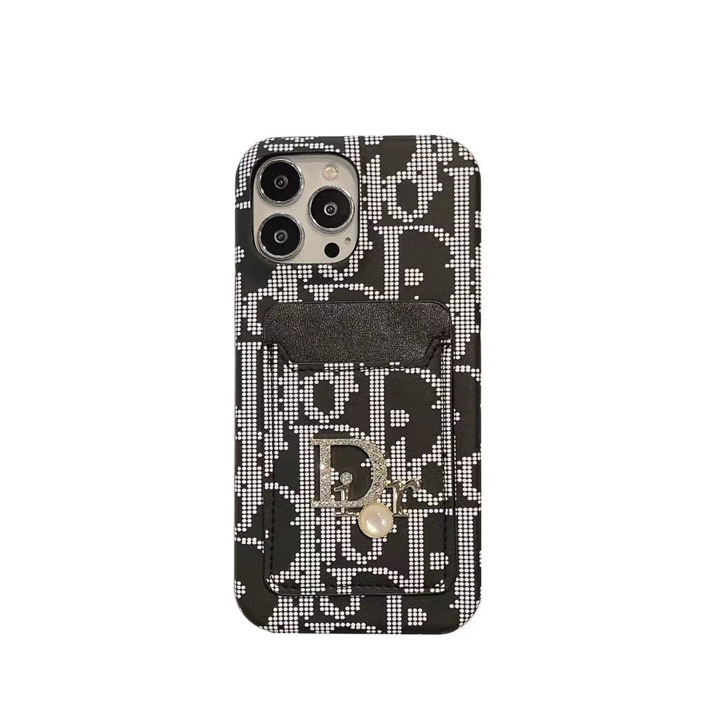 Lady Luxury iPhone Case with Integrated Card Holder