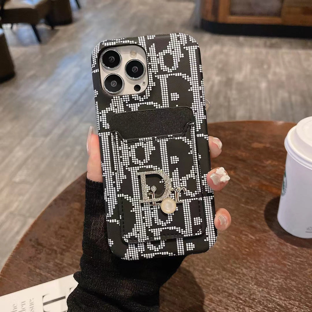 Lady Luxury iPhone Case with Integrated Card Holder